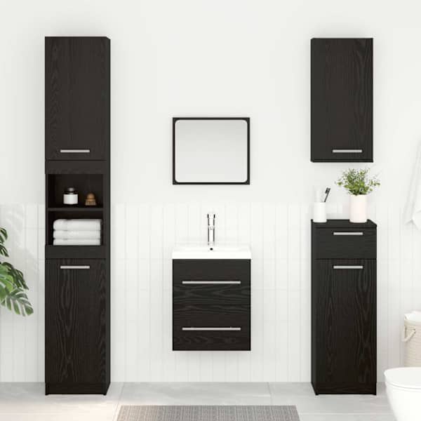 Valamukapp Must tamm 38,5 × 41 × 48 cm Tehispuit