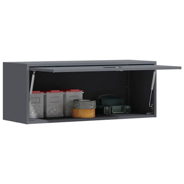 Garage'i seina kapp Antratsiit 90 × 33 × 35 cm