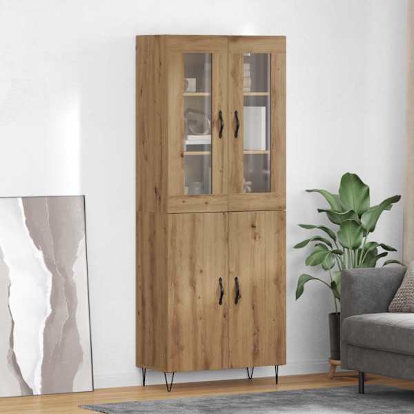 Kõrge hoiukapp Käsitööpuu 69,5 × 34 × 90 cm Tehispuit