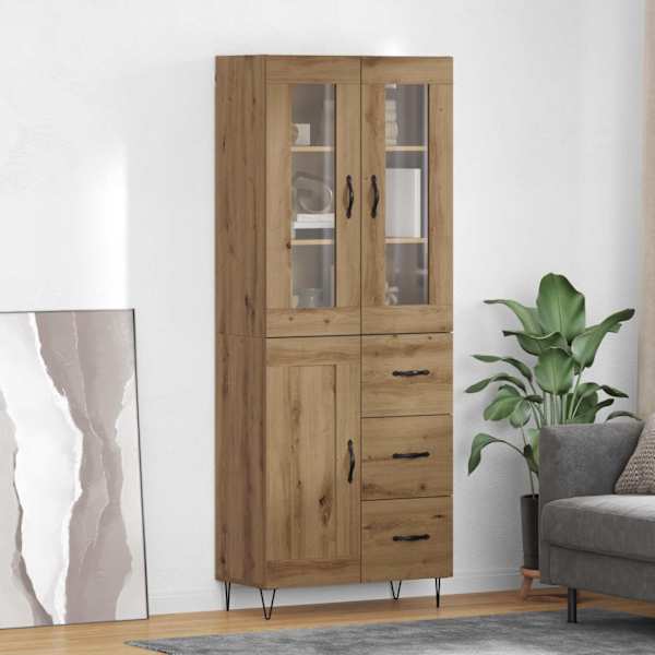 Kõrge hoiukapp Käsitööpuu 69,5 × 34 × 90 cm Tehispuit