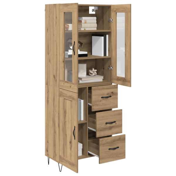 Kõrge hoiukapp Käsitööpuu 69,5 × 34 × 90 cm Tehispuit