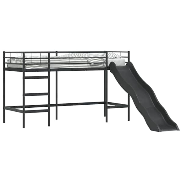 Voodiraam, must ja anthracite, 75 × 190 cm