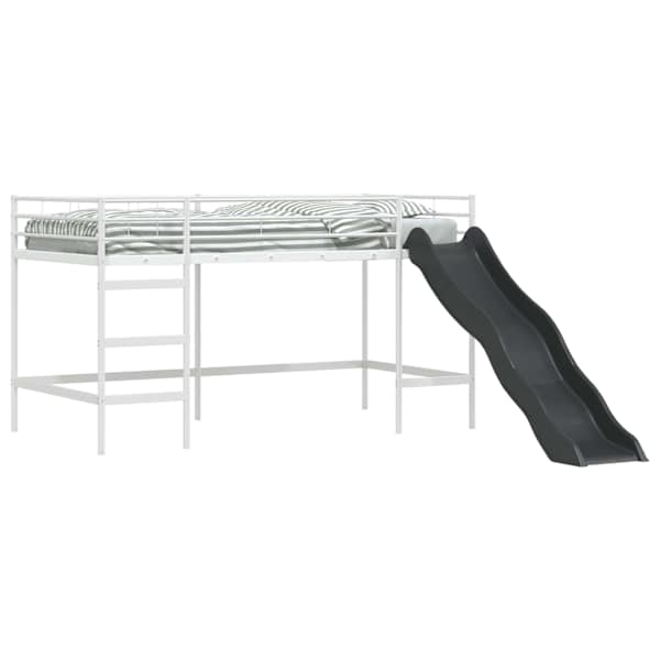 Voodiraam, valge ja antratsiit, 80 × 200 cm — mudel 42020781