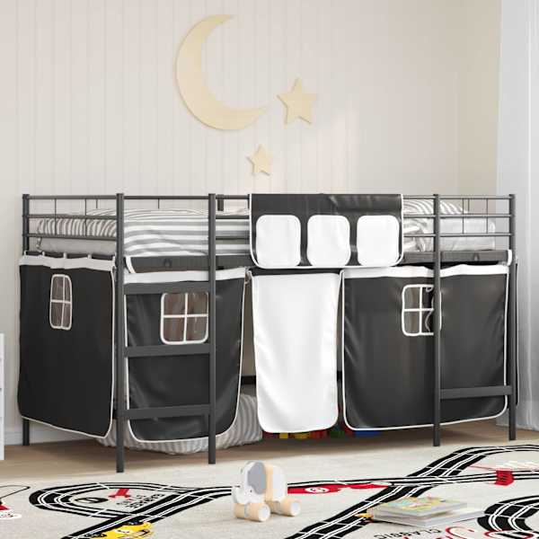 Voodiraam kardinatega, must, 107 × 203 cm — mudel 42020793