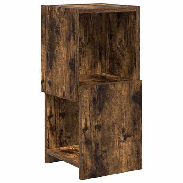 Nurgakapp 25,5 × 25 × 55cm Tehispuit Suitsetatud tamm