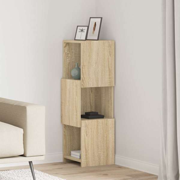 Nurgakapp 30,5 × 30 × 95cm Tehispuit Sonoma tamm