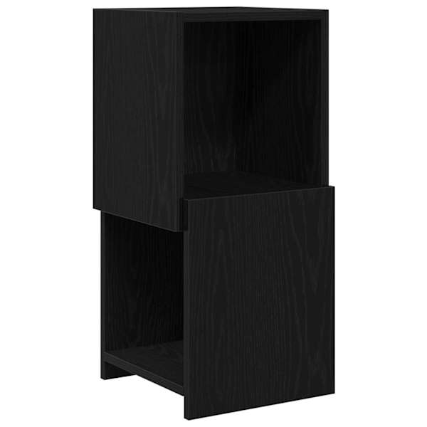 Nurgakapp 30,5 × 30 × 65cm Tehispuit Must tamm