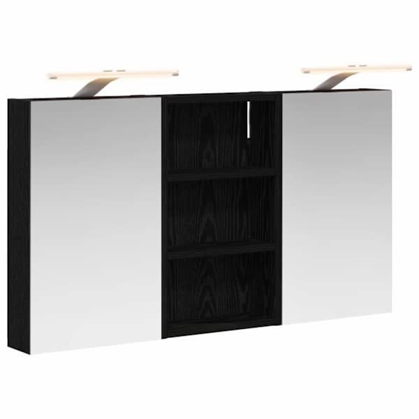 Vannitoa kapikomplekt 3 tk 90 × 10,5 × 50 cm Tehispuit