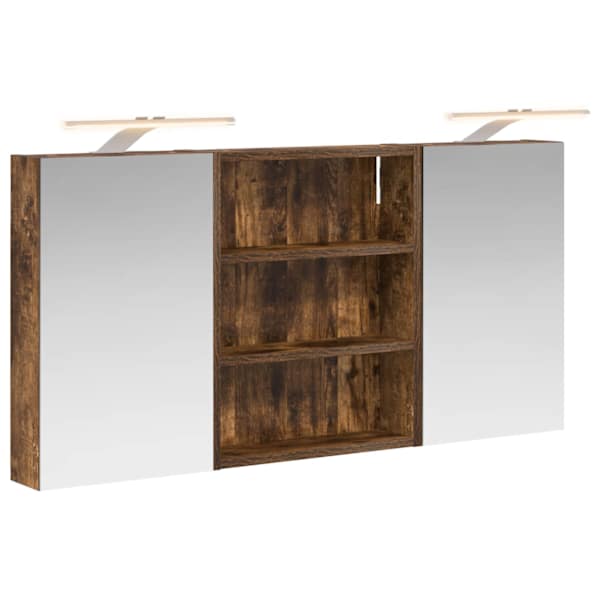 Vannitoa kapikomplekt 3 tk 100 × 10,5 × 50 cm Tehispuit