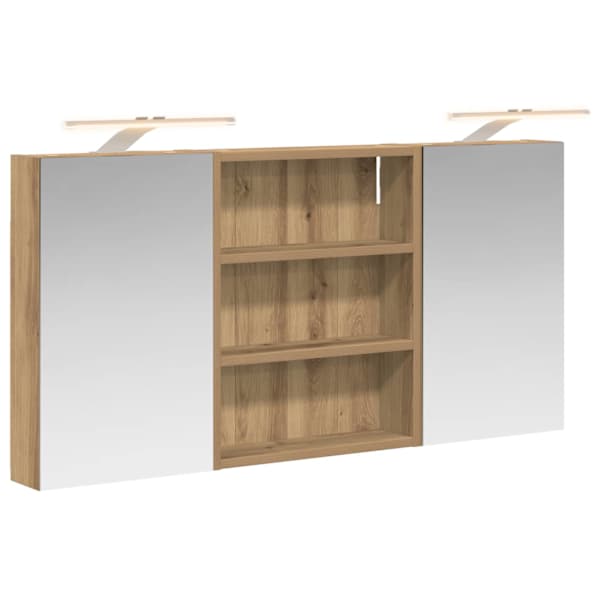 Vannitoa kapikomplekt 3 tk 100 × 10,5 × 50 cm Tehispuit