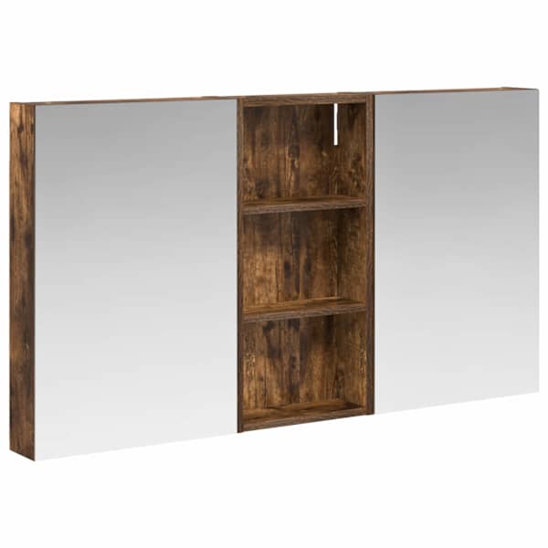 Vannitoa kapikomplekt 3 tk 110 × 10,5 × 60,5 cm Tehispuit
