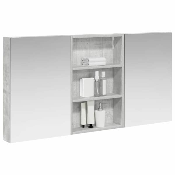 Vannitoa kapikomplekt 3 tk 120 × 10,5 × 60,5 cm Tehispuit