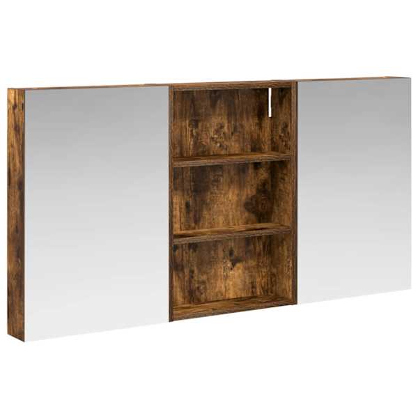 Vannitoa kapikomplekt 3 tk 120 × 10,5 × 60,5 cm Tehispuit
