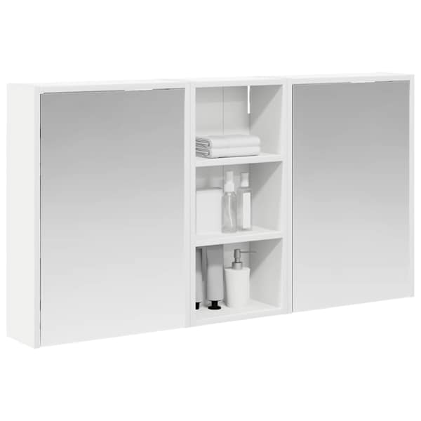 Vannitoa kapikomplekt 3 tk 116 × 16 × 62,5 cm Tehispuit
