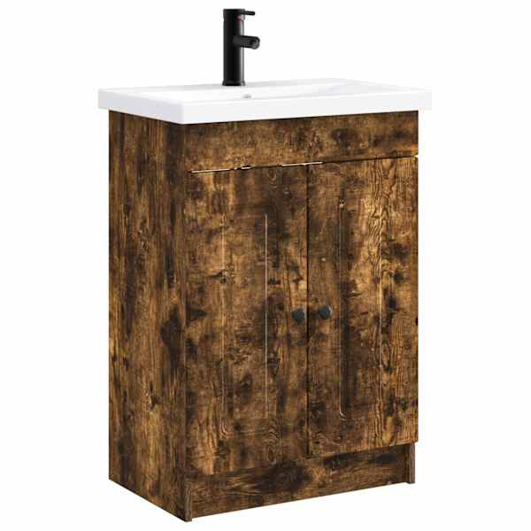 Vannitoa mööbleset Suitsutatud tamm 56 × 37,5 × 81 cm Tehispuit