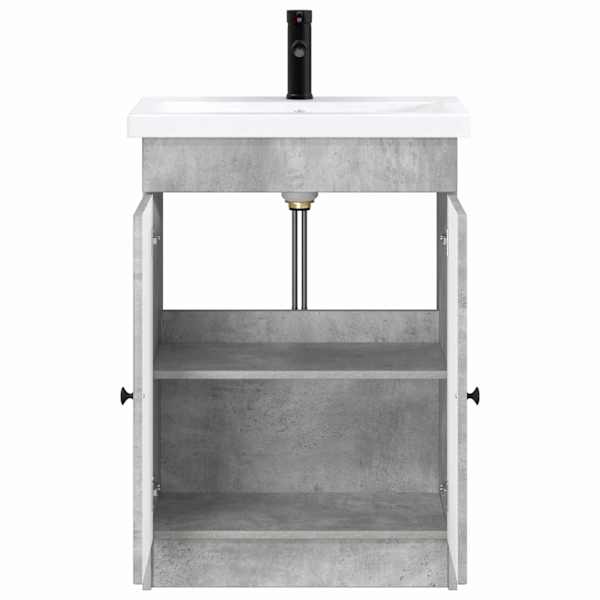 Vannitoa mööbleset Betoonhall 78,5 × 37,5 × 81 cm Tehispuit