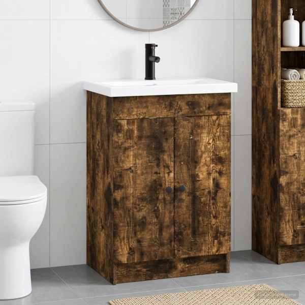 Vannitoa mööbleset Suitsutatud tamm 78,5 × 37,5 × 81 cm
