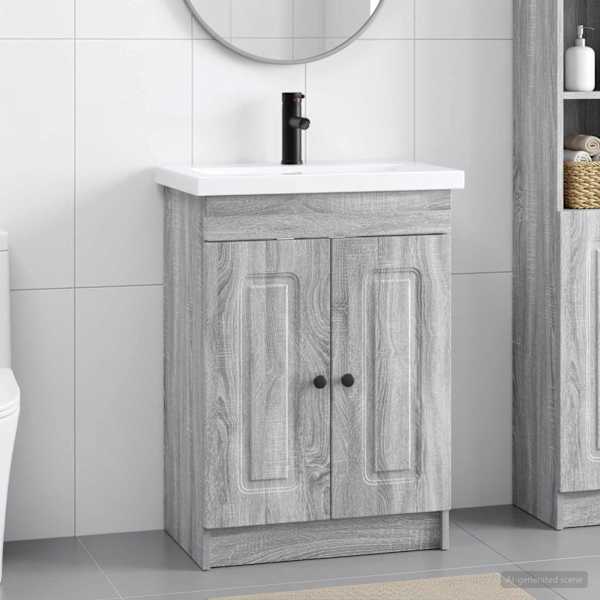 Vannitoa mööbleset Hall Sonoma 78,5 × 37,5 × 81 cm Tehispuit