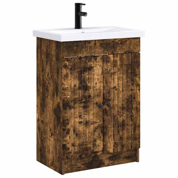 Vannitoa mööbleset Suitsutatud tamm 56 × 37,5 × 81 cm Tehispuit