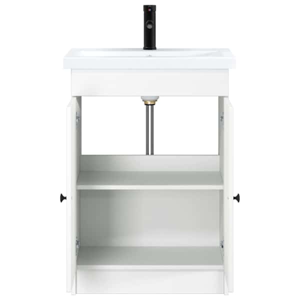 Vannitoa mööbleset Valge 78,5 × 37,5 × 81 cm Tehispuit