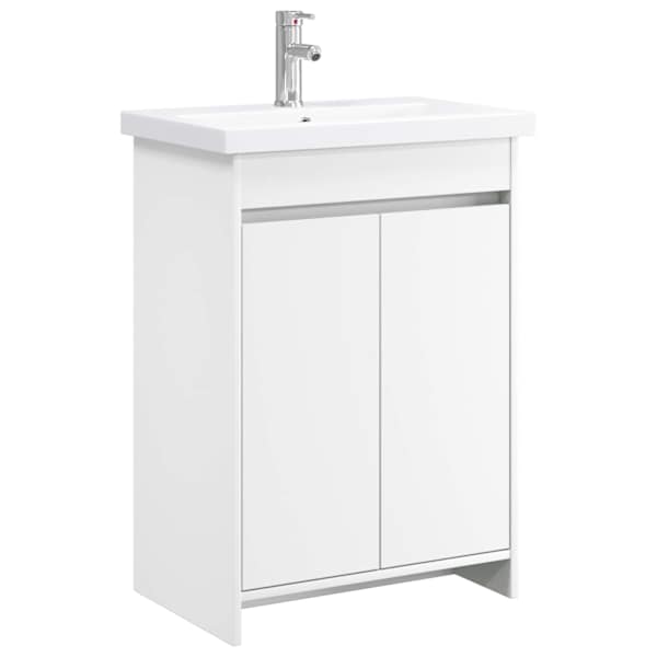 Vannitoa mööbleset Valge 81 × 40 × 84,5 cm Tehispuit