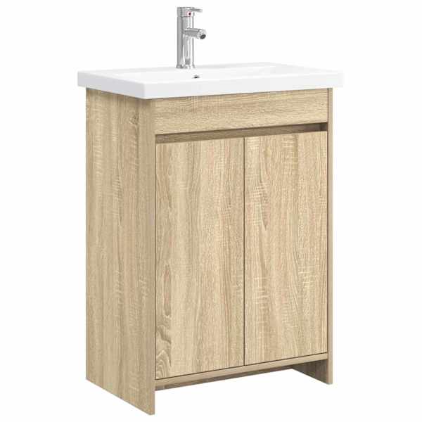 Vannitoa mööbleset Sonoma tamm 81 × 40 × 84,5 cm Tehispuit