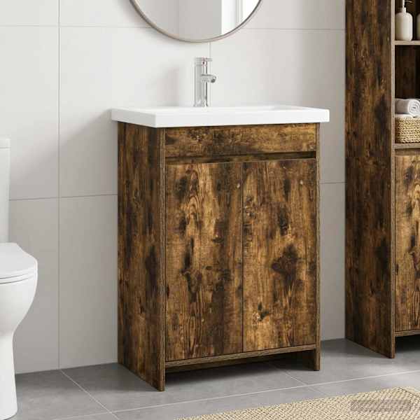 Vannitoa mööbleset Suitsutatud tamm 81 × 40 × 84,5 cm Tehispuit