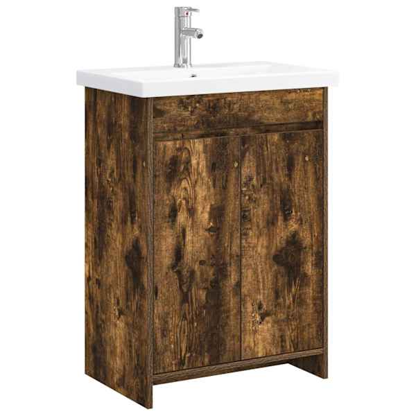 Vannitoa mööbleset Suitsutatud tamm 81 × 40 × 84,5 cm Tehispuit