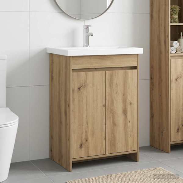 Vannitoa mööbleset Artisan tamm 81 × 40 × 84,5 cm Tehispuit
