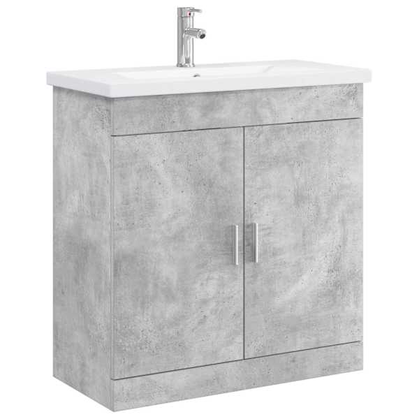 Vannitoa mööbleset Betoonhall 81 × 40 × 84,5 cm Tehispuit