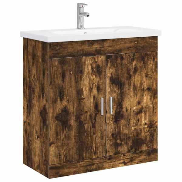 Vannitoa mööbleset Suitsutatud tamm 81 × 40 × 84,5 cm Tehispuit