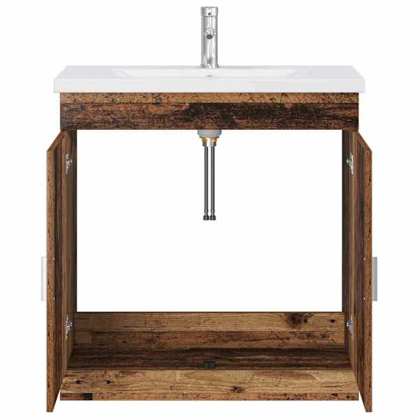 Vannitoa mööbleset Vana puit 81 × 40 × 84,5 cm Tehispuit