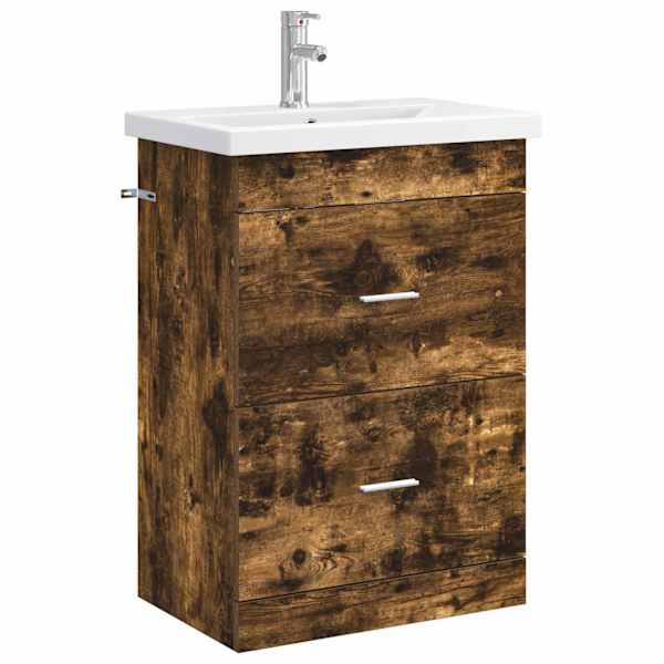 Vannitoa mööbleset Suitsutatud tamm 61 × 40 × 84,5 cm Tehispuit