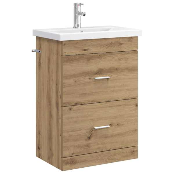 Vannitoa mööbleset Artisan tamm 61 × 40 × 84,5 cm Tehispuit
