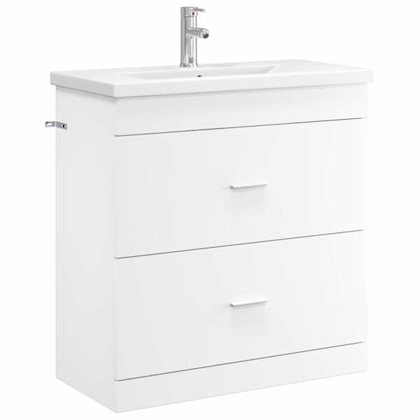 Vannitoa mööbleset Valge 81 × 40 × 84,5 cm Tehispuit
