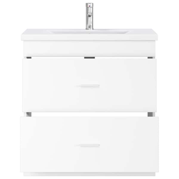 Vannitoa mööbleset Valge 81 × 40 × 84,5 cm Tehispuit