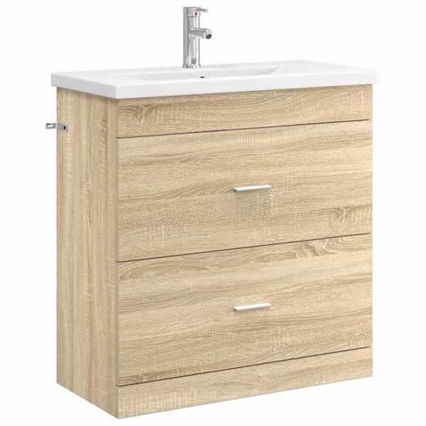 Vannitoa mööbleset Sonoma tamm 81 × 40 × 84,5 cm Tehispuit