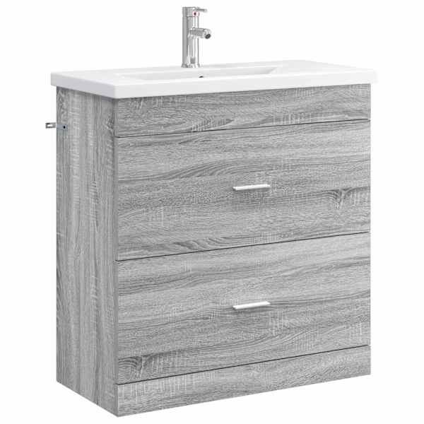 Vannitoa mööbleset Hall Sonoma 81 × 40 × 84,5 cm Tehispuit