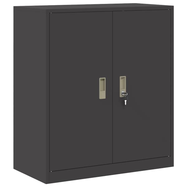 Hoiukapp Must 80 × 40 × 90 cm Teras