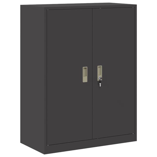 Hoiukapp Must 80 × 40 × 105 cm Teras