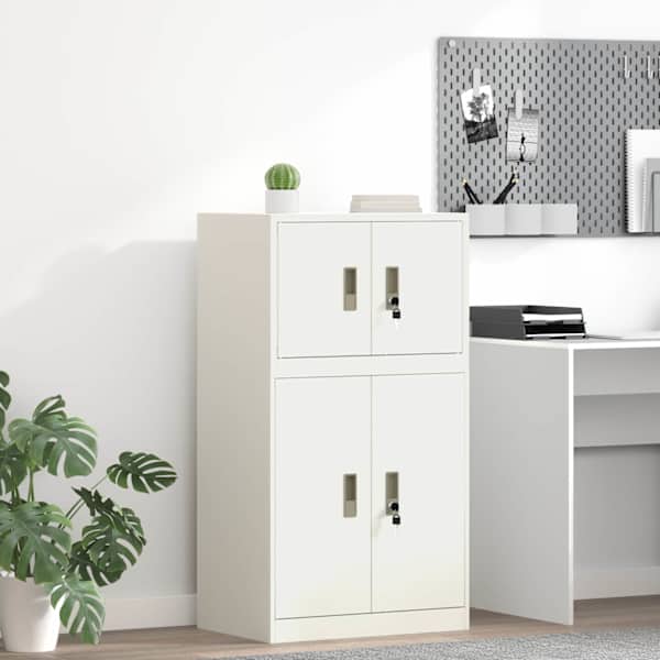 Hoiukapp Valge 60 × 40 × 40 cm Teras