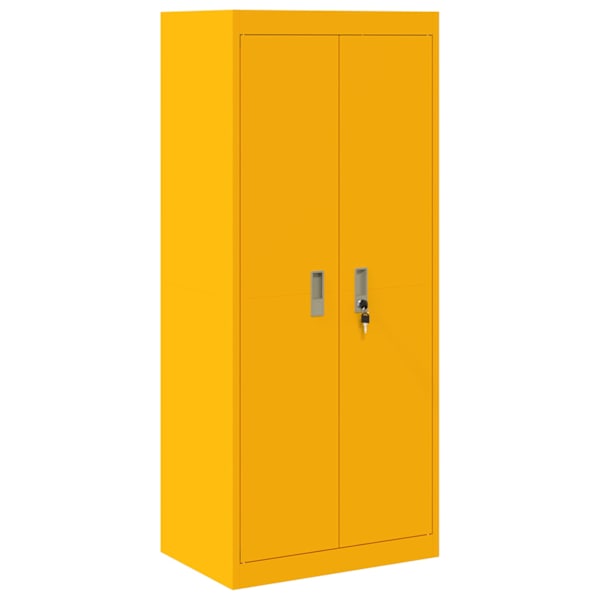 Hoiukapp Kollane sinep 60 × 40 × 140 cm Teras
