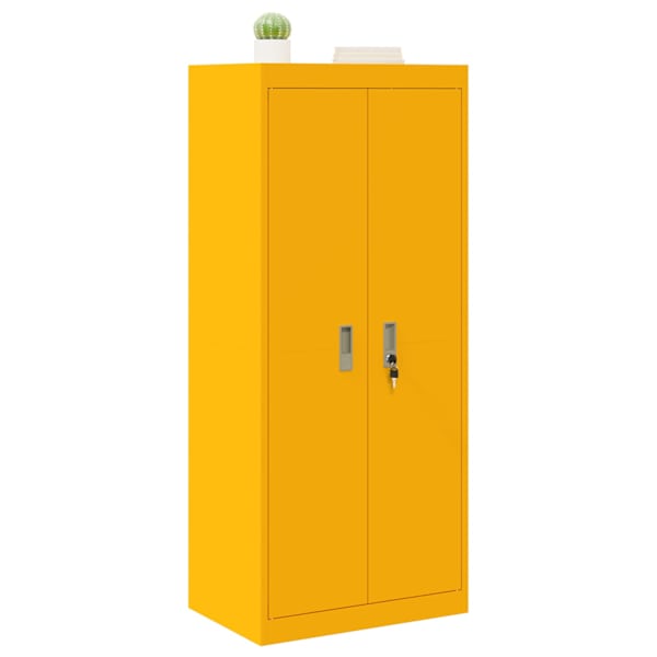 Hoiukapp Kollane sinep 60 × 40 × 140 cm Teras
