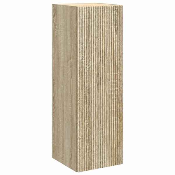Seinale kinnitatav vannitoikapp Sonoma tamm 33 × 34,5 × 100 cm