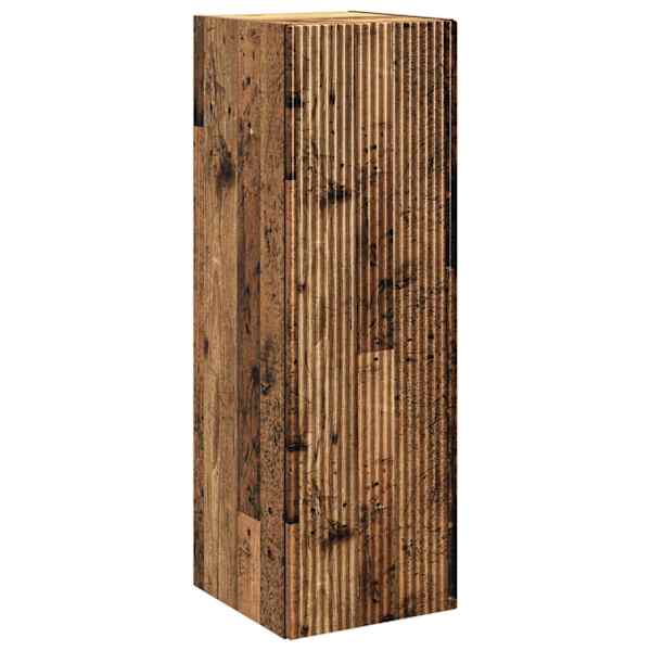 Seinale kinnitatav vannitoikapp Vana puit 33 × 34,5 × 100 cm
