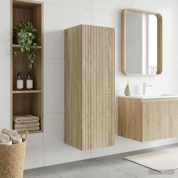 Seinale kinnitatav vannitoikapp Sonoma tamm 33 × 34,5 × 60 cm