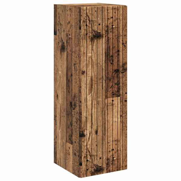 Seinale kinnitatav vannitoikapp Vana puit 33 × 34,5 × 100 cm