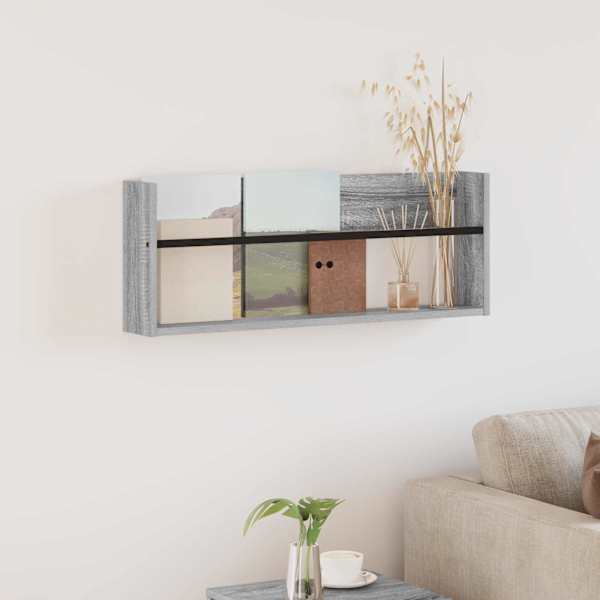 Ajakirja riiul riiuliga Hall Sonoma 80 × 12 × 30 cm Tehispuit