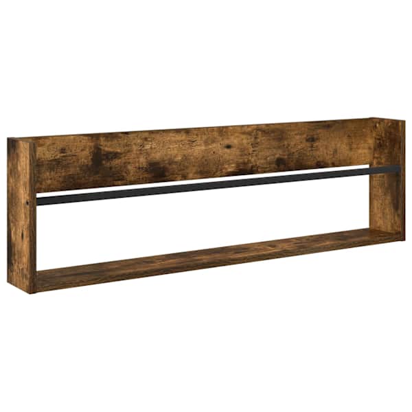 Ajakirja riiul Suitsetatud tamm 100 × 12 × 30 cm Tehispuit