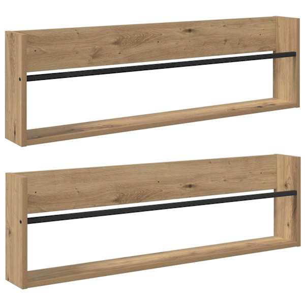 Ajakirja riiul 2 tk Käsitööpuu 100 × 12 × 30 cm Tehispuit